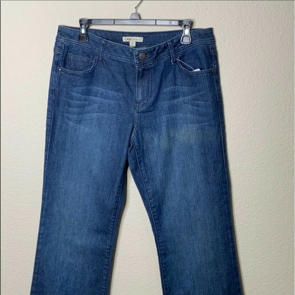 Cabi Jeans Women's Size 10 Dark Wash Wide Leg Boot Cut Blue #511L- NWOT 